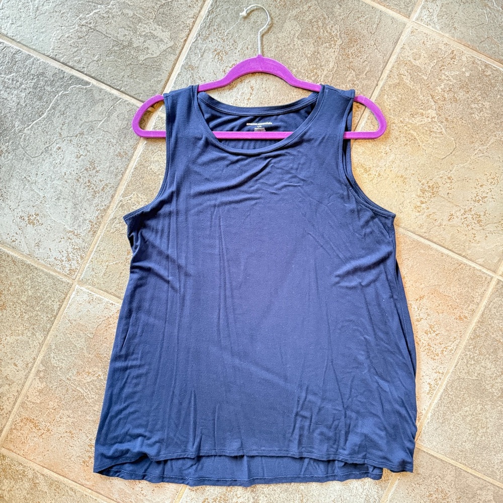 Amazon Essentials Women's Navy Tank Top